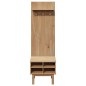 vidaXL Flurgarderobe OTTA 50x40x160 cm Massivholz Kiefer vidaXL Flurgarderobe OTTA 50x40x160 cm Massivholz Kiefer