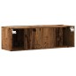 vidaXL TV-Wandschrank Altholz-Optik 100x30x30 cm Holzwerkstoff vidaXL TV-Wandschrank Altholz-Optik 100x30x30 cm Holzwerkstoff