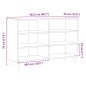 vidaXL Sideboard Artisan-Eiche 103,5x35x70 cm Holzwerkstoff vidaXL Sideboard Artisan-Eiche 103,5x35x70 cm Holzwerkstoff