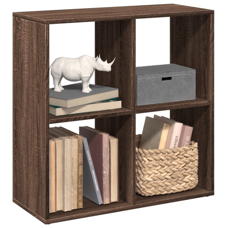 vidaXL Raumteiler-Bücherregal Braun Eichen-Optik 69,5x29x69,5 cm vidaXL Raumteiler-Bücherregal Braun Eichen-Optik 69,5x29x69,5 cm