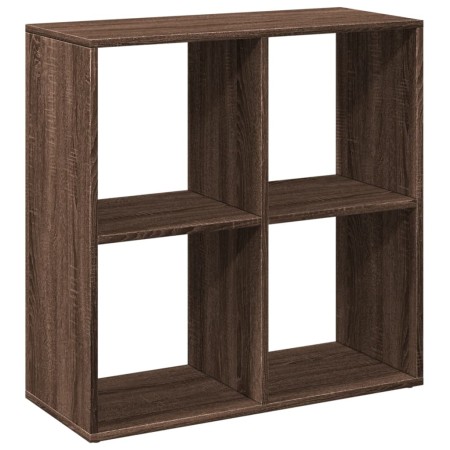 vidaXL Raumteiler-Bücherregal Braun Eichen-Optik 69,5x29x69,5 cm