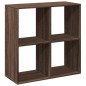 vidaXL Raumteiler-Bücherregal Braun Eichen-Optik 69,5x29x69,5 cm vidaXL Raumteiler-Bücherregal Braun Eichen-Optik 69,5x29x69,5 cm