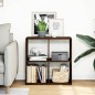 vidaXL Raumteiler-Bücherregal Braun Eichen-Optik 69,5x29x69,5 cm vidaXL Raumteiler-Bücherregal Braun Eichen-Optik 69,5x29x69,5 cm