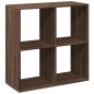 vidaXL Raumteiler-Bücherregal Braun Eichen-Optik 69,5x29x69,5 cm vidaXL Raumteiler-Bücherregal Braun Eichen-Optik 69,5x29x69,5 cm