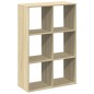 vidaXL Raumteiler-Bücherregal Sonoma-Eiche 69,5x29x103,5 cm vidaXL Raumteiler-Bücherregal Sonoma-Eiche 69,5x29x103,5 cm