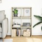 vidaXL Raumteiler-Bücherregal Sonoma-Eiche 69,5x29x103,5 cm vidaXL Raumteiler-Bücherregal Sonoma-Eiche 69,5x29x103,5 cm