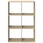 vidaXL Raumteiler-Bücherregal Sonoma-Eiche 69,5x29x103,5 cm vidaXL Raumteiler-Bücherregal Sonoma-Eiche 69,5x29x103,5 cm