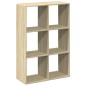 vidaXL Raumteiler-Bücherregal Sonoma-Eiche 69,5x29x103,5 cm vidaXL Raumteiler-Bücherregal Sonoma-Eiche 69,5x29x103,5 cm