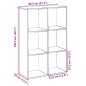 vidaXL Raumteiler-Bücherregal Sonoma-Eiche 69,5x29x103,5 cm vidaXL Raumteiler-Bücherregal Sonoma-Eiche 69,5x29x103,5 cm