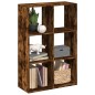 vidaXL Raumteiler-Bücherregal Räuchereiche 69,5x29x103,5 cm vidaXL Raumteiler-Bücherregal Räuchereiche 69,5x29x103,5 cm