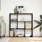 vidaXL Raumteiler-Bücherregal Schwarz 102x29x103,5 cm Holzwerkstoff vidaXL Raumteiler-Bücherregal Schwarz 102x29x103,5 cm Holzwerkstoff