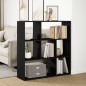 vidaXL Raumteiler-Bücherregal Schwarz 102x29x103,5 cm Holzwerkstoff vidaXL Raumteiler-Bücherregal Schwarz 102x29x103,5 cm Holzwerkstoff