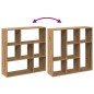 vidaXL Raumteiler-Bücherregal Artisan-Eiche 102x29x103,5 cm vidaXL Raumteiler-Bücherregal Artisan-Eiche 102x29x103,5 cm