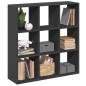 vidaXL Raumteiler-Bücherregal Schwarz 102x29x103,5 cm Holzwerkstoff vidaXL Raumteiler-Bücherregal Schwarz 102x29x103,5 cm Holzwerkstoff