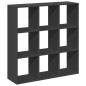 vidaXL Raumteiler-Bücherregal Schwarz 102x29x103,5 cm Holzwerkstoff vidaXL Raumteiler-Bücherregal Schwarz 102x29x103,5 cm Holzwerkstoff