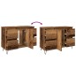 vidaXL Badschrank Altholz-Optik 80x33x60 cm Holzwerkstoff vidaXL Badschrank Altholz-Optik 80x33x60 cm Holzwerkstoff