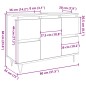 vidaXL Badschrank Altholz-Optik 80x33x60 cm Holzwerkstoff vidaXL Badschrank Altholz-Optik 80x33x60 cm Holzwerkstoff