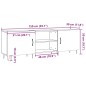 vidaXL TV-Schrank Altholz-Optik 150x30x50 cm Holzwerkstoff vidaXL TV-Schrank Altholz-Optik 150x30x50 cm Holzwerkstoff
