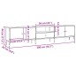 vidaXL TV-Schrank mit Schublade Altholz-Optik 200x25x44 cm vidaXL TV-Schrank mit Schublade Altholz-Optik 200x25x44 cm