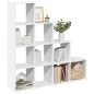 vidaXL Raumteiler-Bücherregal 4 Stufen Weiß 131,5x29x131,5 cm vidaXL Raumteiler-Bücherregal 4 Stufen Weiß 131,5x29x131,5 cm