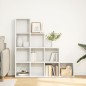 vidaXL Raumteiler-Bücherregal 4 Stufen Weiß 131,5x29x131,5 cm vidaXL Raumteiler-Bücherregal 4 Stufen Weiß 131,5x29x131,5 cm