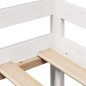 vidaXL Tagesbett mit Schubladen Weiß 90x190 cm Kiefernholz vidaXL Tagesbett mit Schubladen Weiß 90x190 cm Kiefernholz