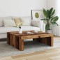 vidaXL Couchtisch Altholz-Optik 100x100x35 cm Holzwerkstoff vidaXL Couchtisch Altholz-Optik 100x100x35 cm Holzwerkstoff