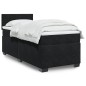 vidaXL Boxspringbett mit Matratze Schwarz 100x200 cm Samt vidaXL Boxspringbett mit Matratze Schwarz 100x200 cm Samt