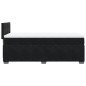 vidaXL Boxspringbett mit Matratze Schwarz 100x200 cm Samt vidaXL Boxspringbett mit Matratze Schwarz 100x200 cm Samt