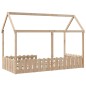 vidaXL Kinderbett 90x200 cm Massivholz Kiefer vidaXL Kinderbett 90x200 cm Massivholz Kiefer