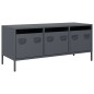 vidaXL TV-Schrank Anthrazit 101,5x39x43,5 cm Kaltgewalzter Stahl vidaXL TV-Schrank Anthrazit 101,5x39x43,5 cm Kaltgewalzter Stahl