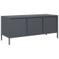 vidaXL TV-Schrank Anthrazit 101,5x39x43,5 cm Kaltgewalzter Stahl vidaXL TV-Schrank Anthrazit 101,5x39x43,5 cm Kaltgewalzter Stahl