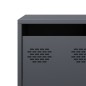 vidaXL TV-Schrank Anthrazit 101,5x39x43,5 cm Kaltgewalzter Stahl vidaXL TV-Schrank Anthrazit 101,5x39x43,5 cm Kaltgewalzter Stahl