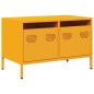 vidaXL TV-Schrank Senfgelb 68x39x43,5 cm Kaltgewalzter Stahl vidaXL TV-Schrank Senfgelb 68x39x43,5 cm Kaltgewalzter Stahl