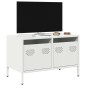 vidaXL TV-Schrank Weiß 68x39x43,5 cm Kaltgewalzter Stahl vidaXL TV-Schrank Weiß 68x39x43,5 cm Kaltgewalzter Stahl