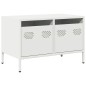 vidaXL TV-Schrank Weiß 68x39x43,5 cm Kaltgewalzter Stahl vidaXL TV-Schrank Weiß 68x39x43,5 cm Kaltgewalzter Stahl