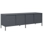 vidaXL TV-Schrank Anthrazit 135x39x43,5 cm Kaltgewalzter Stahl vidaXL TV-Schrank Anthrazit 135x39x43,5 cm Kaltgewalzter Stahl