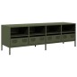 vidaXL TV-Schrank Olivgrün 135x39x43,5 cm Kaltgewalzter Stahl vidaXL TV-Schrank Olivgrün 135x39x43,5 cm Kaltgewalzter Stahl