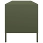 vidaXL TV-Schrank Olivgrün 135x39x43,5 cm Kaltgewalzter Stahl vidaXL TV-Schrank Olivgrün 135x39x43,5 cm Kaltgewalzter Stahl