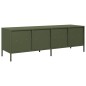 vidaXL TV-Schrank Olivgrün 135x39x43,5 cm Kaltgewalzter Stahl vidaXL TV-Schrank Olivgrün 135x39x43,5 cm Kaltgewalzter Stahl