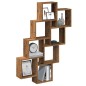 vidaXL Würfelregal Altholz-Optik 90x15x119,5 cm Holzwerkstoff vidaXL Würfelregal Altholz-Optik 90x15x119,5 cm Holzwerkstoff