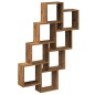 vidaXL Würfelregal Altholz-Optik 90x15x119,5 cm Holzwerkstoff vidaXL Würfelregal Altholz-Optik 90x15x119,5 cm Holzwerkstoff