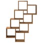 vidaXL Würfelregal Altholz-Optik 90x15x119,5 cm Holzwerkstoff vidaXL Würfelregal Altholz-Optik 90x15x119,5 cm Holzwerkstoff