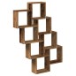vidaXL Würfelregal Altholz-Optik 90x15x119,5 cm Holzwerkstoff vidaXL Würfelregal Altholz-Optik 90x15x119,5 cm Holzwerkstoff