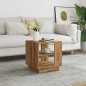 vidaXL Couchtisch Artisan-Eiche 40x40x43 cm Holzwerkstoff vidaXL Couchtisch Artisan-Eiche 40x40x43 cm Holzwerkstoff
