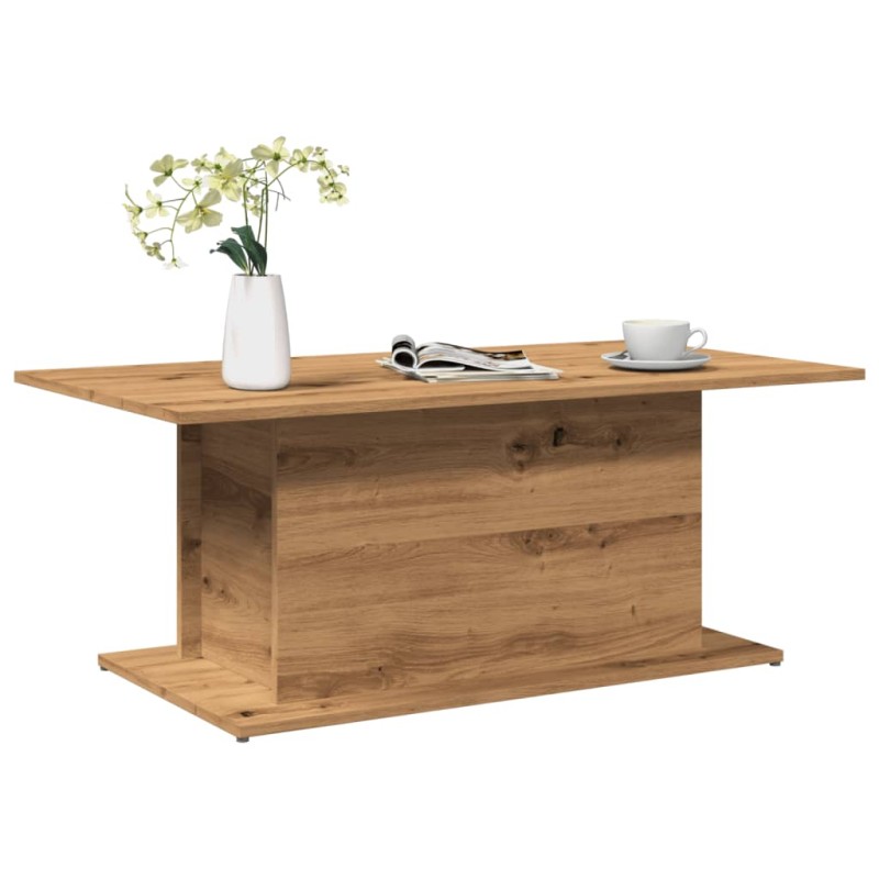 vidaXL Couchtisch Artisan-Eiche 102x55,5x40 cm Holzwerkstoff vidaXL Couchtisch Artisan-Eiche 102x55,5x40 cm Holzwerkstoff