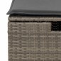 vidaXL 6-tlg. Garten-Sofagarnitur mit Kissen Grau Poly Rattan vidaXL 6-tlg. Garten-Sofagarnitur mit Kissen Grau Poly Rattan