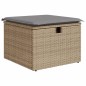 vidaXL 7-tlg. Garten-Sofagarnitur mit Kissen Beige Poly Rattan vidaXL 7-tlg. Garten-Sofagarnitur mit Kissen Beige Poly Rattan