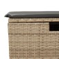 vidaXL 7-tlg. Garten-Sofagarnitur mit Kissen Beige Poly Rattan vidaXL 7-tlg. Garten-Sofagarnitur mit Kissen Beige Poly Rattan
