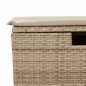 vidaXL 6-tlg. Garten-Sofagarnitur mit Kissen Beige Poly Rattan vidaXL 6-tlg. Garten-Sofagarnitur mit Kissen Beige Poly Rattan